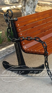 Скамейка чугунная «Орь».  �5
